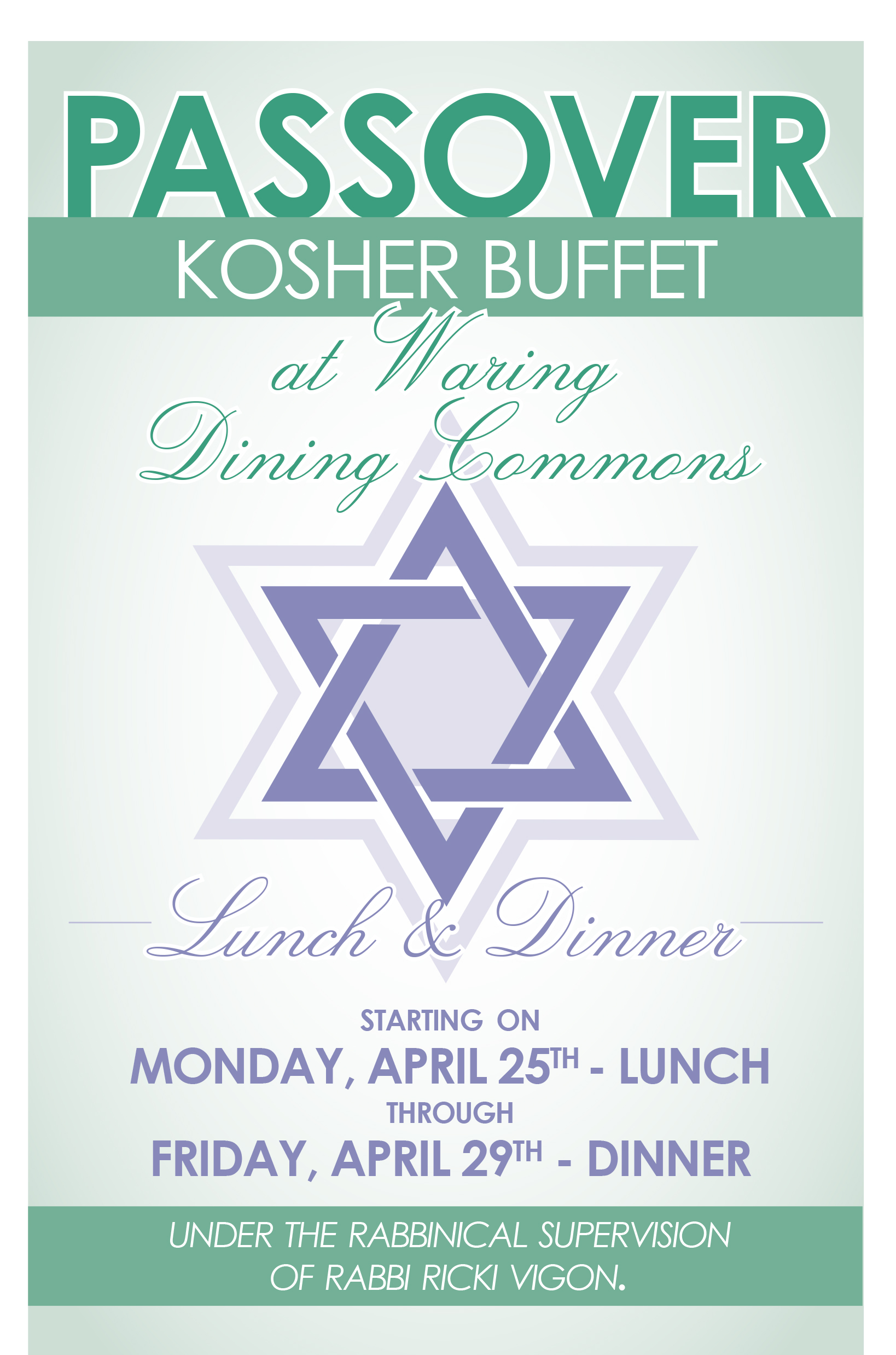 Passover flyer